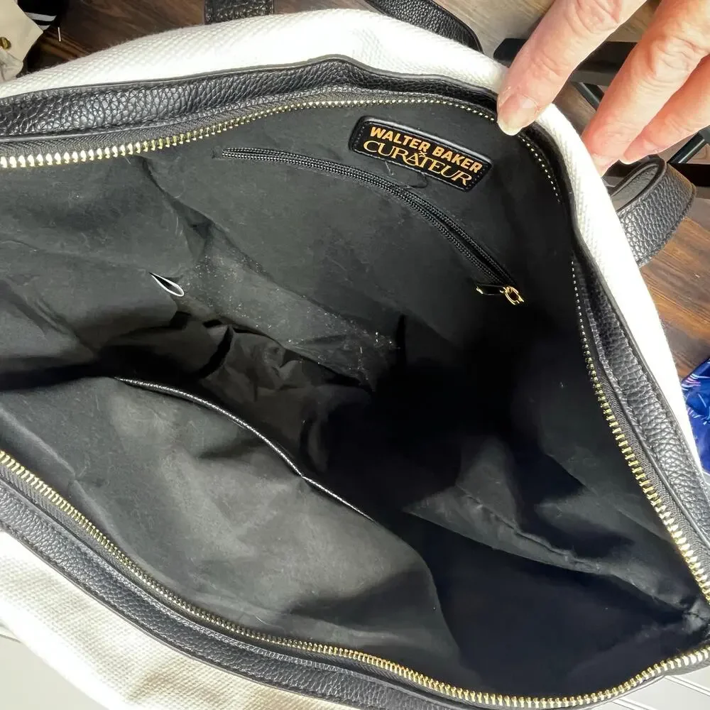 Walter Baker X Curateur Carly Canvas Tote Bag